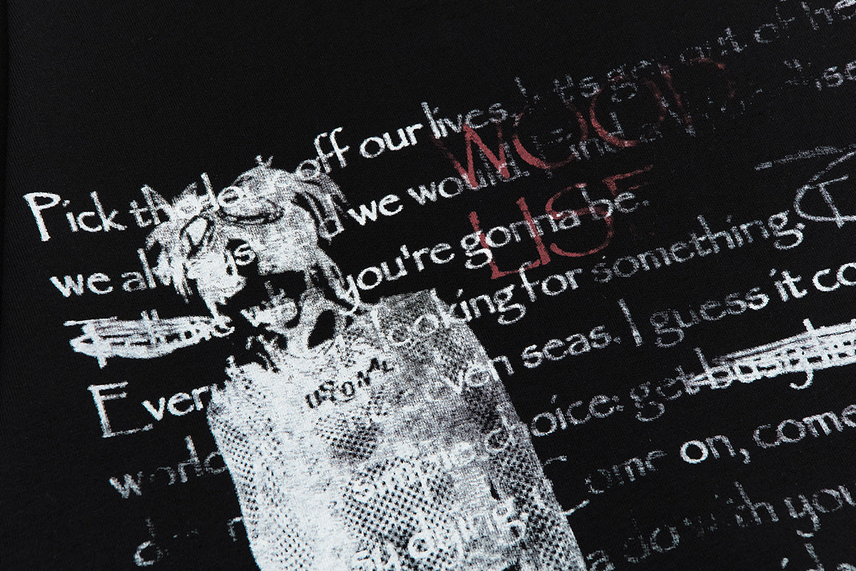 Graphic Letter Print Short Sleeve T-Shirt WN26028