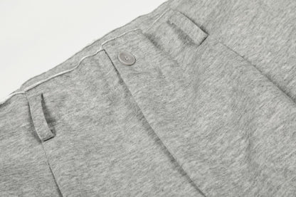 Deconstruction Irregular Curved Seam Wide Leg Sweatpants WN25834