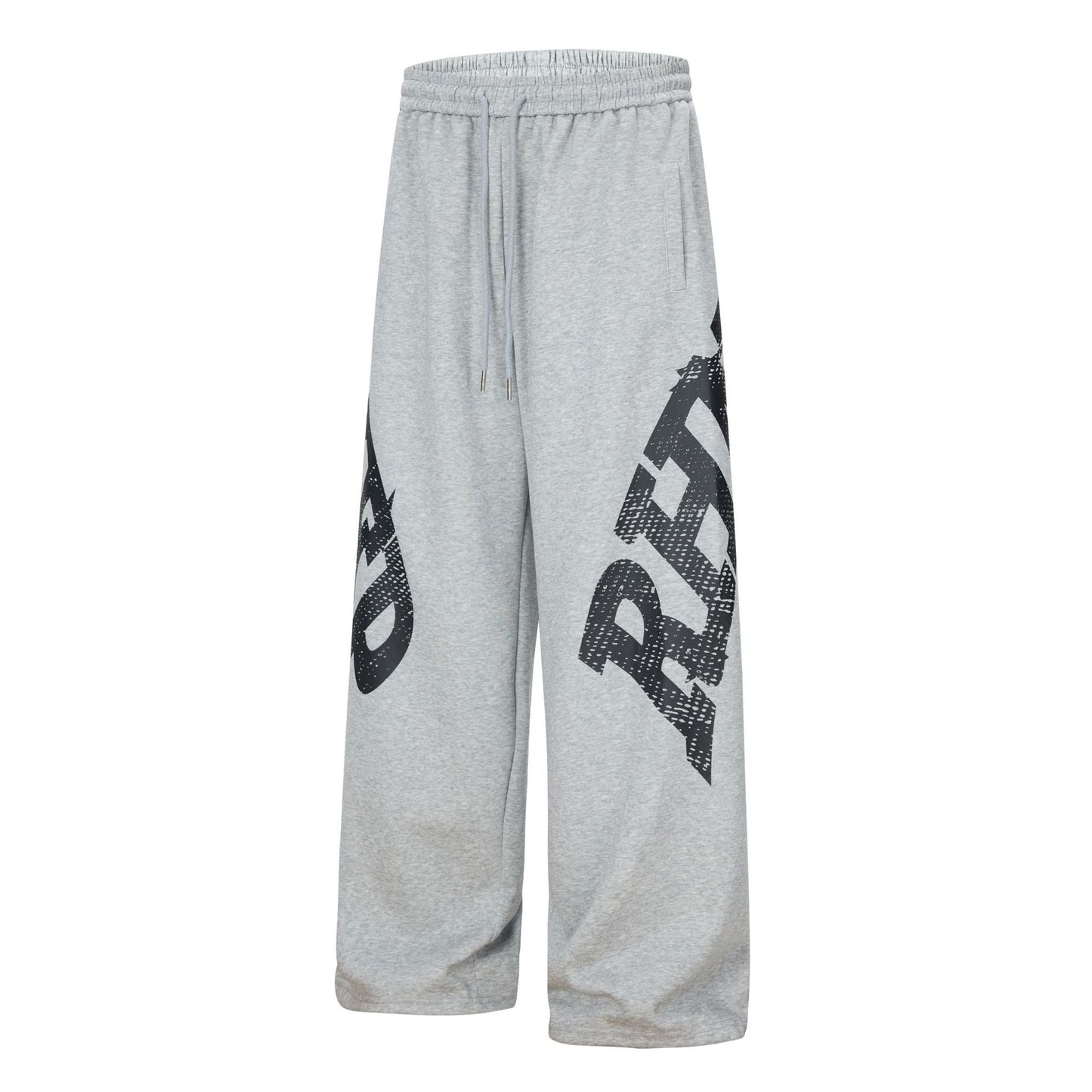 Letter Graphic Wide Leg Sweatpants WN26170