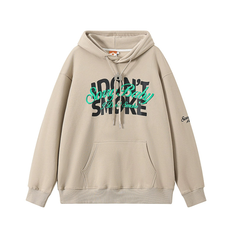 Letter Print Pullover Hoodie WN10112