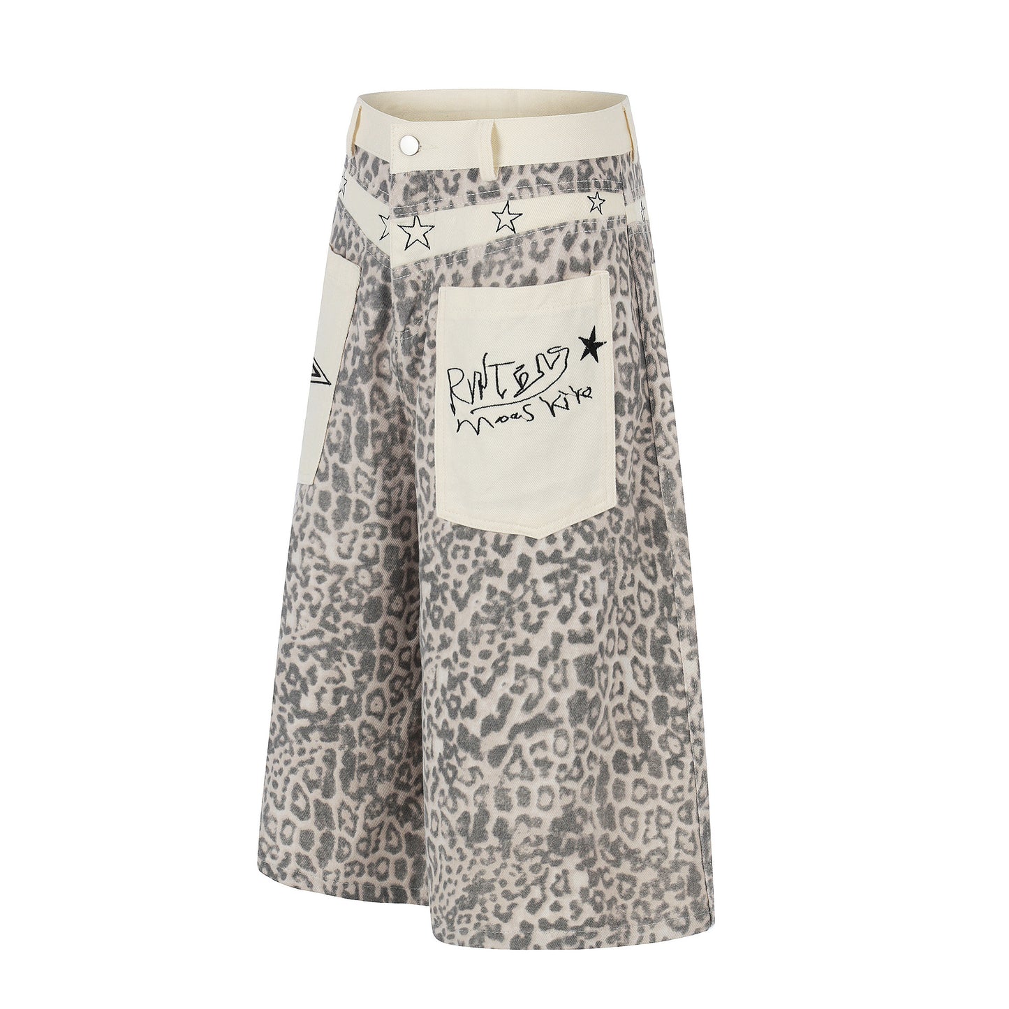 Leopard Star Pocket Half Pants WN25521