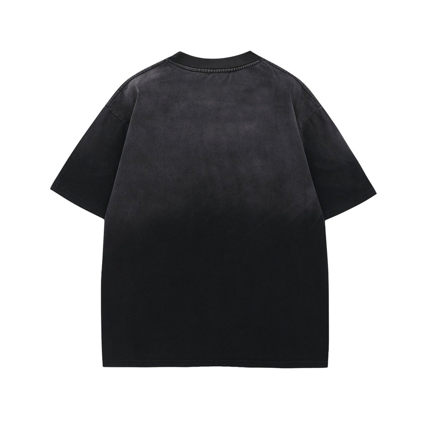 Spray Paint Beaded Oversize Short Sleeve T-Shirt WN16210