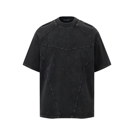 Washed Panel Short Sleeve T-Shirt WN25800