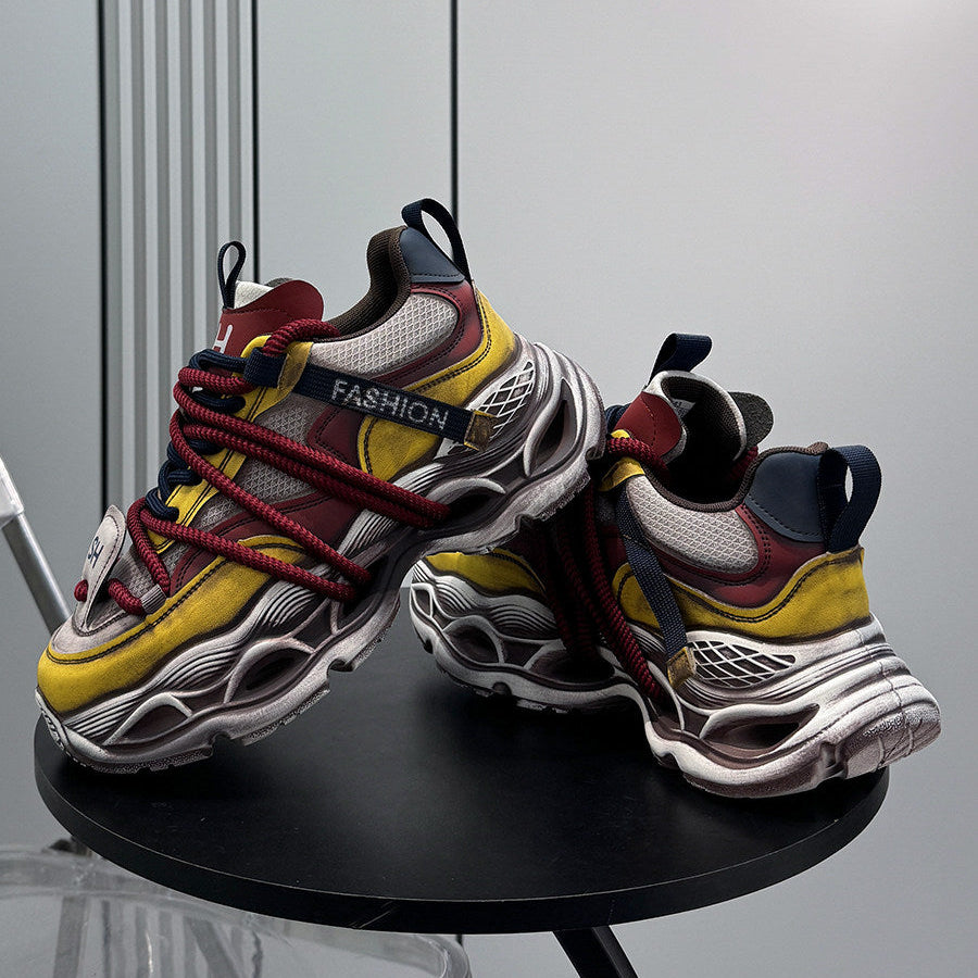 Rope Thick Sole Dad Sneakers WN24768