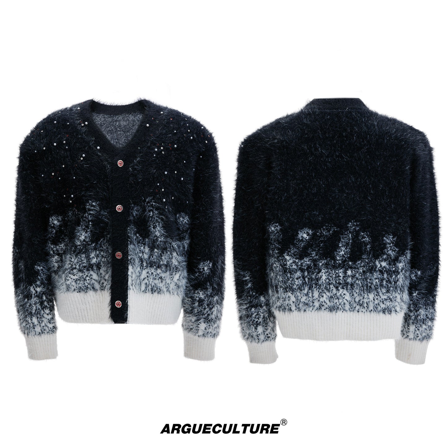 Mink Fleece Knit Cardigan WN22669