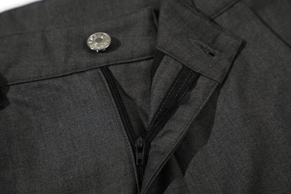 Side Pocket Wide Leg Half Pants WN15553