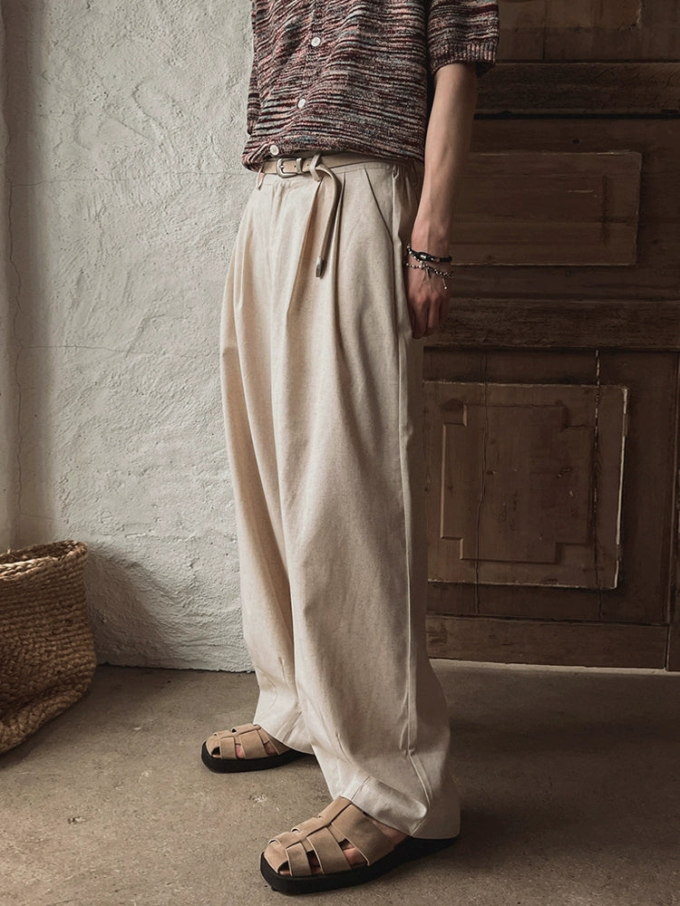 Solid Color Wide Leg Pants WN20273