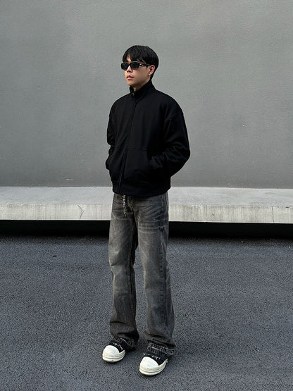 Raw Hem Flare Denim Jeans WN19418