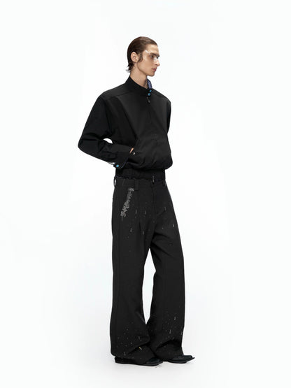 Rhinestone Flare Trousers WN20674