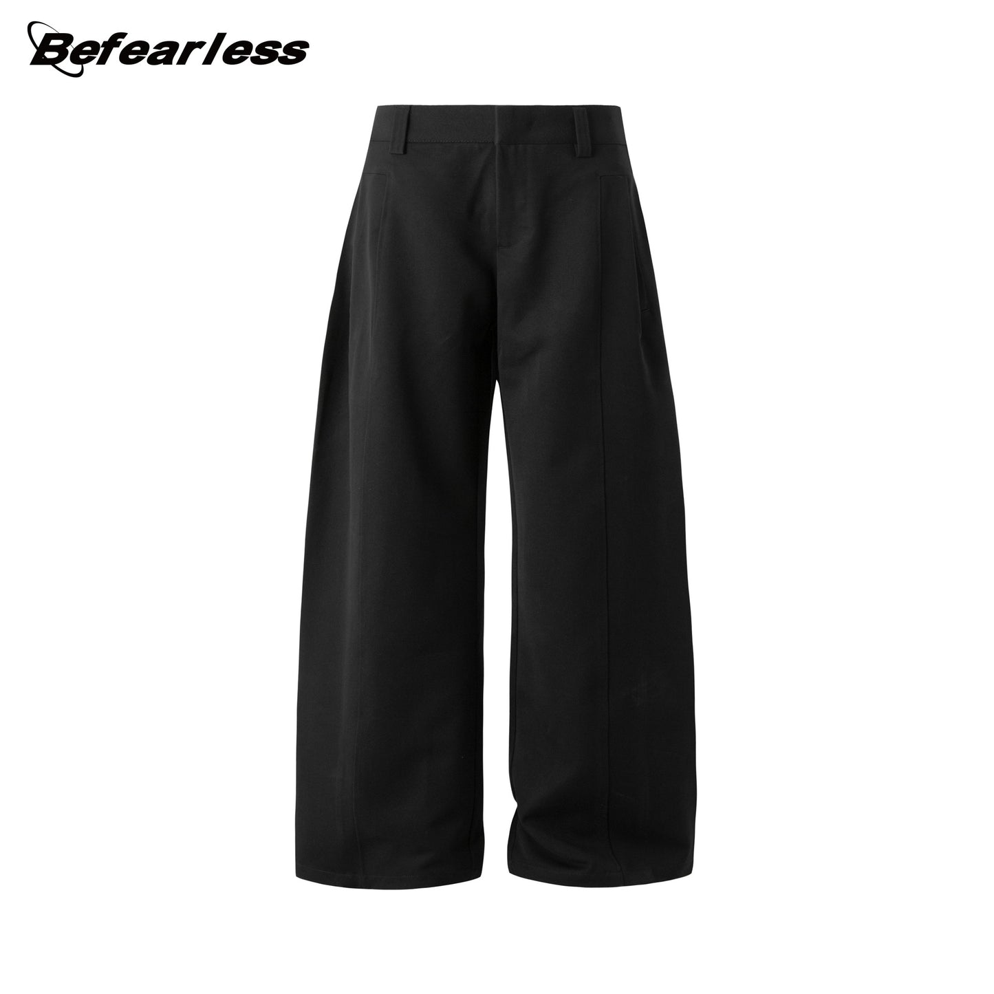 Curved Leg Wide Leg Trousers WN26302