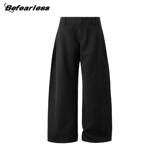 Curved Leg Wide Leg Trousers WN26302