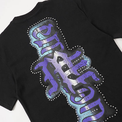 Art Graphic Print Short Sleeve T-Shirt WN28086