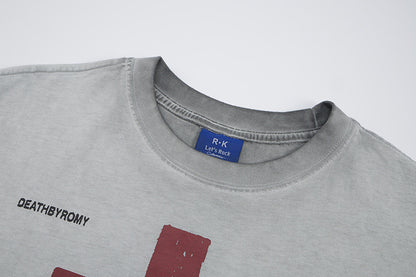 Graphic Letter Print Short Sleeve T-Shirt WN25520
