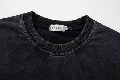 Washed Oversize Short Sleeve T-Shirt WN25778