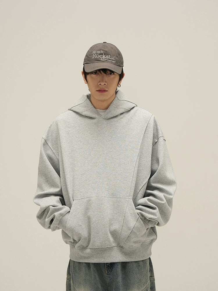 Plain Pullover Hoodie WN16383