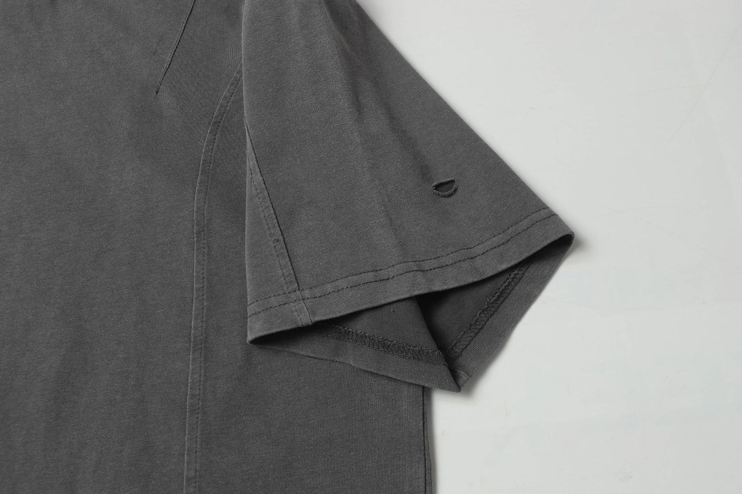 Washed Damage Oversize Short Sleeve T-Shirt WN16187