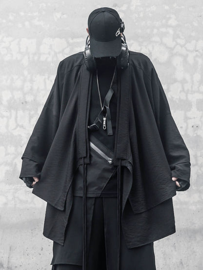 Avant-Garde Fake Layered Oversize Coat WN22422