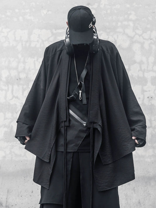 Avant-Garde Fake Layered Oversize Coat WN22422