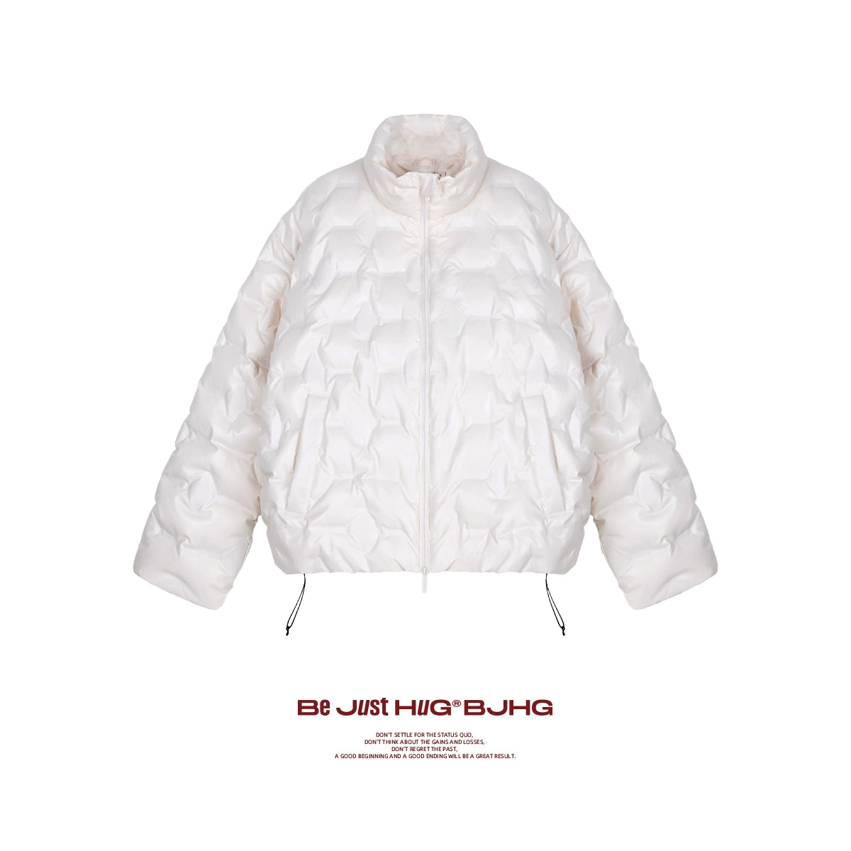 Stand Neck White Duck Down Jacket NA6099-W