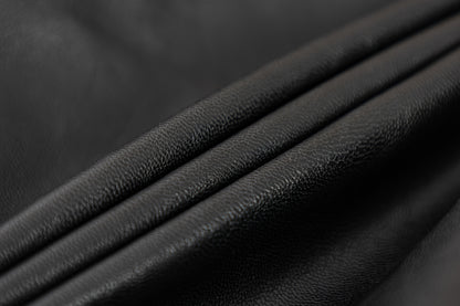 PU Leather Detachable Fur Collar Padded Parker Jacket WN11312