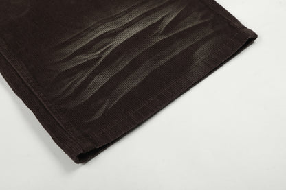 Washed Corduroy Wide Leg Pants WN23065