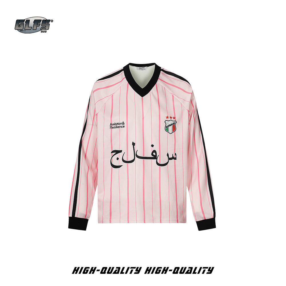 Sporty Striped Long Sleeve T-Shirt WN26433
