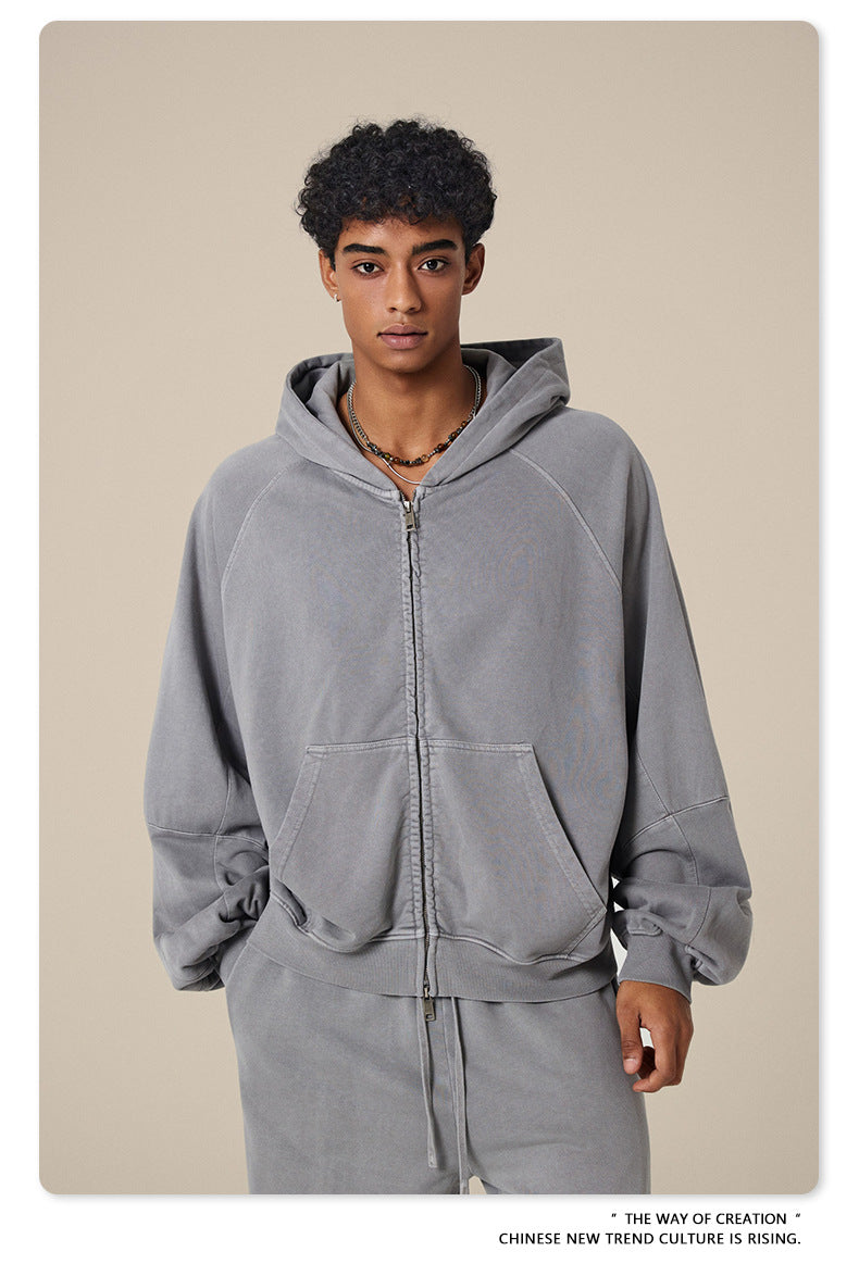 Oversize Zipper Hoodie WN23119