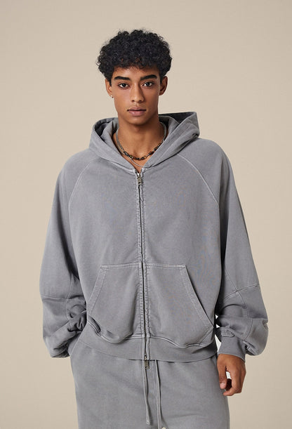 Oversize Zipper Hoodie WN23119