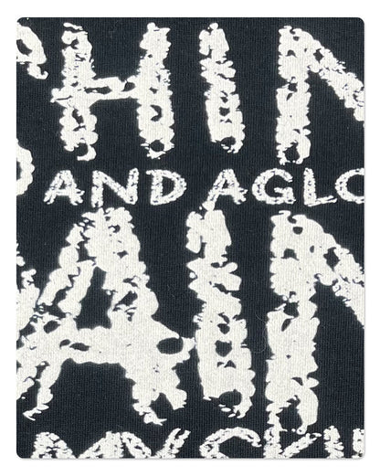 Fake Layered Print Oversize Round Neck Long Sleeve T-Shirt WN10000