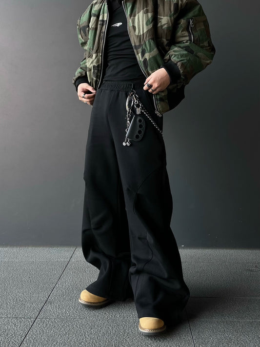 Wide-Leg Baggy Sweatpants WN10846