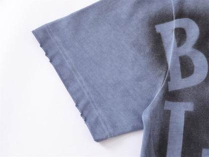 Letter Washed Short Sleeve T-Shirt WN26785