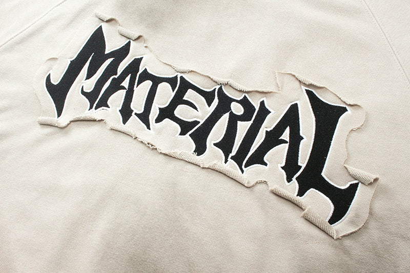 Dirty Washed Logo Print Sweatshirt WN25789