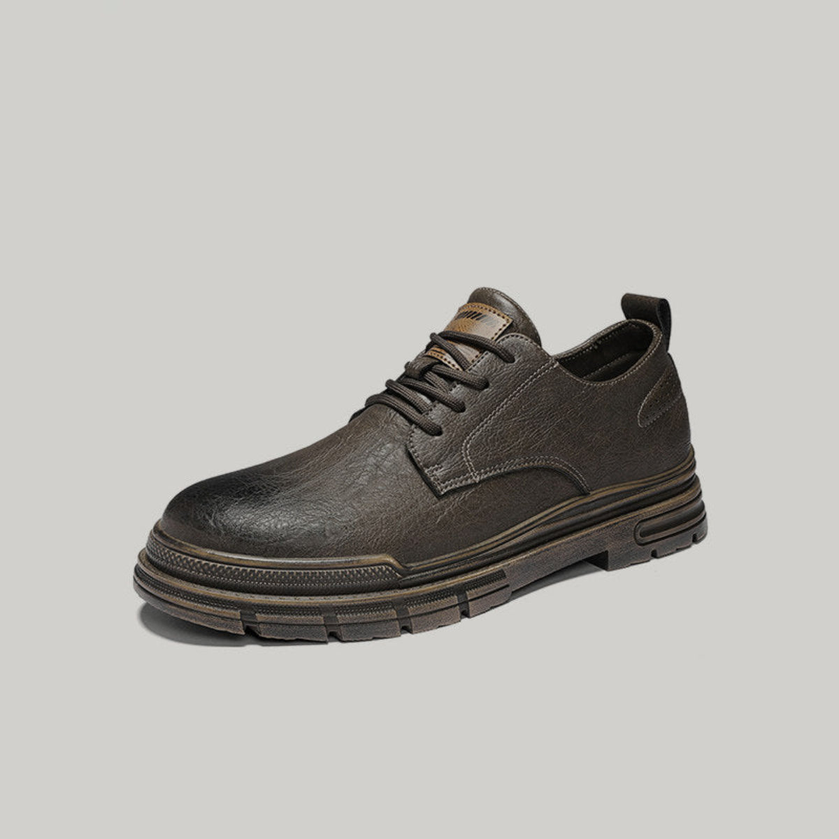 PU Leather Lace-Up Shoes WN23527