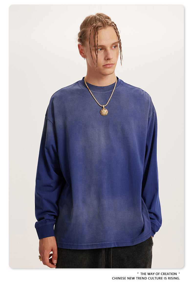 Oversize Washed Long-sleeve t-shirt WN6051
