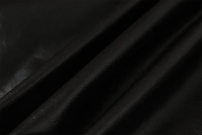 Snap-Button Emboss PU Leather Jacket &PU Leather Wide Leg Pants Setup WN23095-K