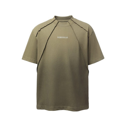Heavyweight Washed Splice Oversize Short Sleeve T-Shirt WN25747