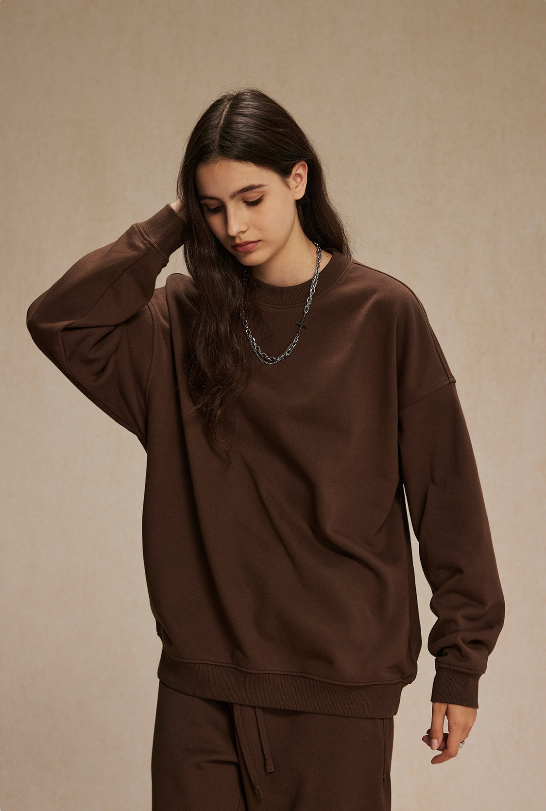 Oversize Crewneck Sweatshirt WN9972