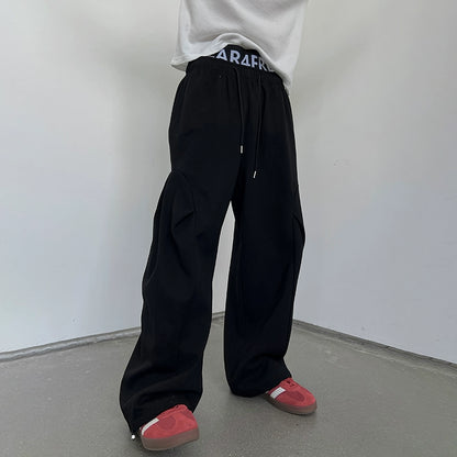 Knife-Pleat Wide-Leg Sweatpants WN10784