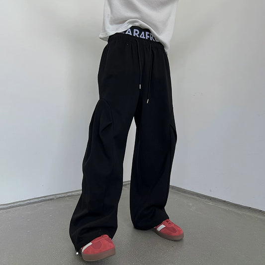 Knife-Pleat Wide-Leg Sweatpants WN10784