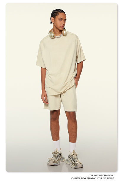 Oversize Washed Short-sleeve T-shirt WN6458