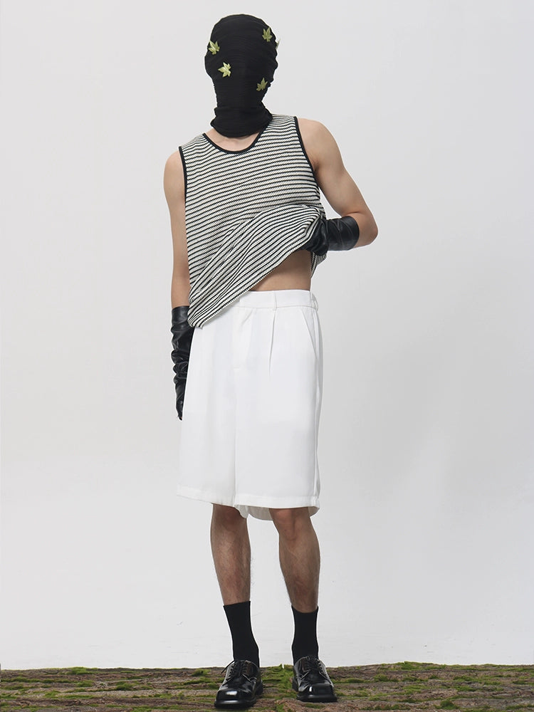 Draped Tailored Half Pants WN18643