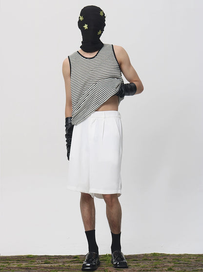 Draped Tailored Half Pants WN18643