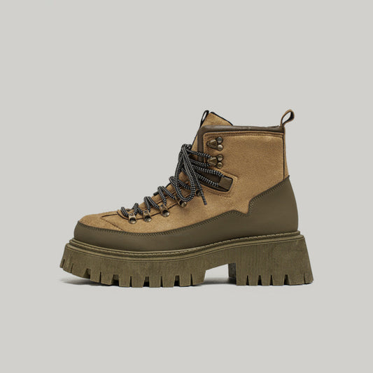 High-Top Thick Sole Outdoor Hiking Boots WN23383