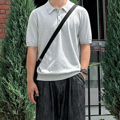 Knit Short Sleeve Polo Shirt WN20317