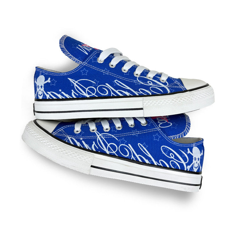 Low-Top Lace-Up Logo Print Sneakers WN27176