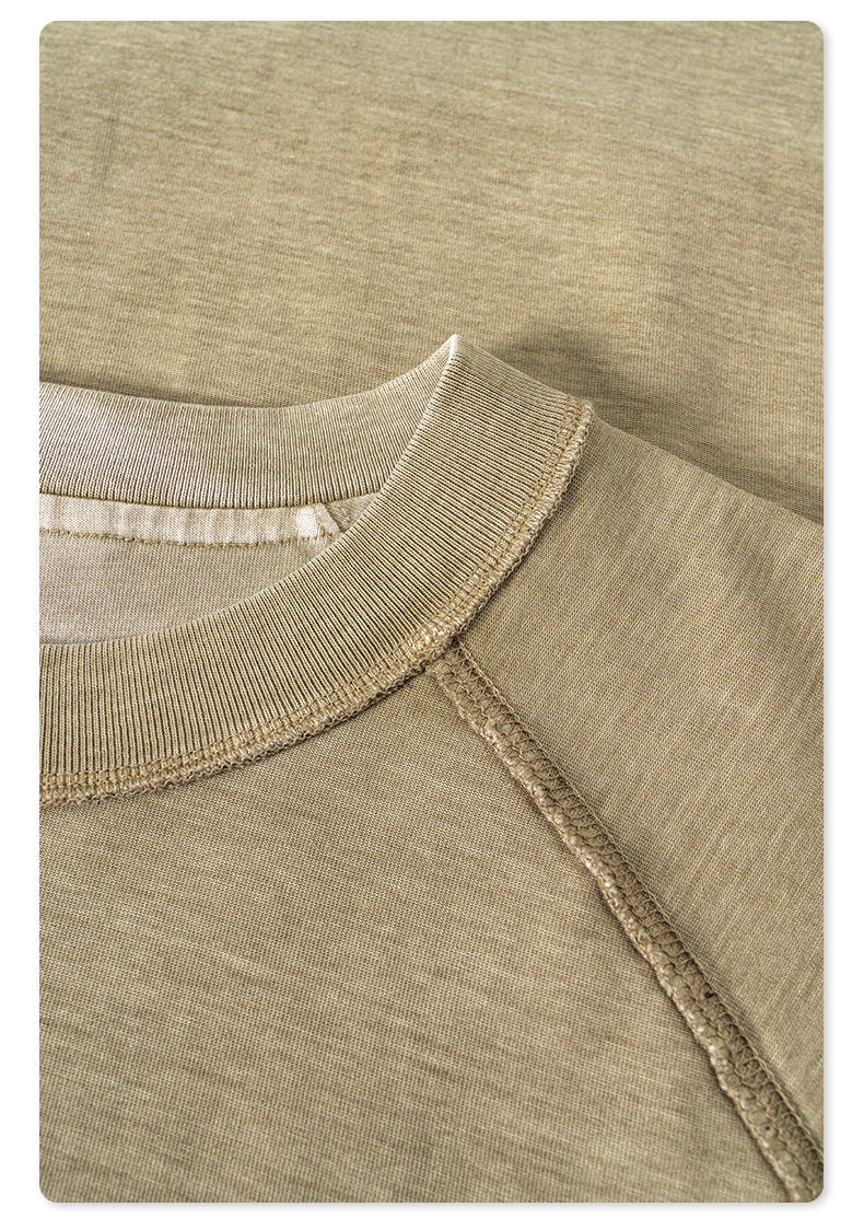 Washed Gradient Raglan Sleeve T-Shirt WN6065