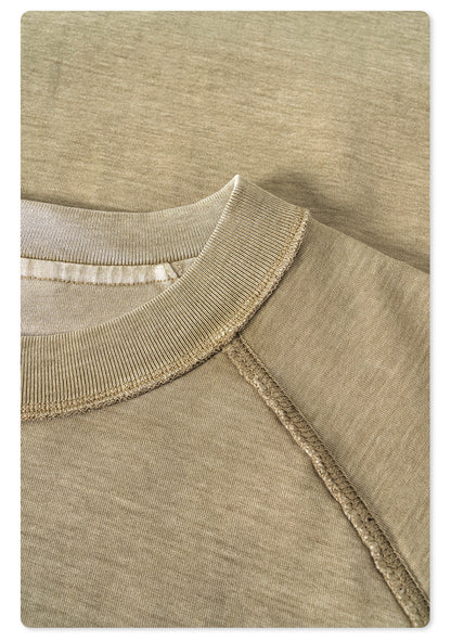 Washed Gradient Raglan Sleeve T-Shirt WN6065