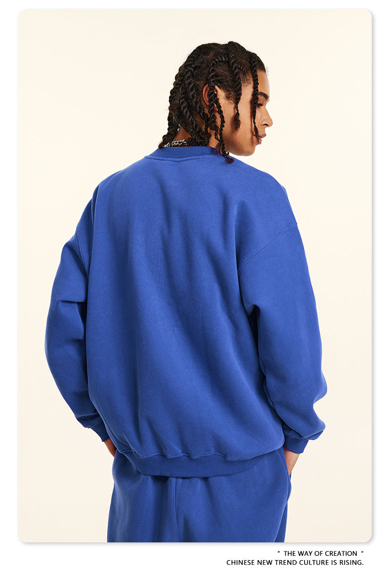 Fleece Lining Oversize Sweatshirt WN9928