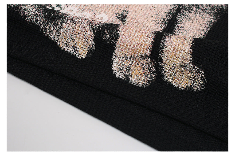 Cat Graphic Long Sleeve T-Shirt WN26459