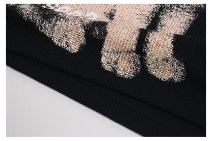 Cat Graphic Long Sleeve T-Shirt WN26459